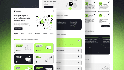 Positivus Landing template preview